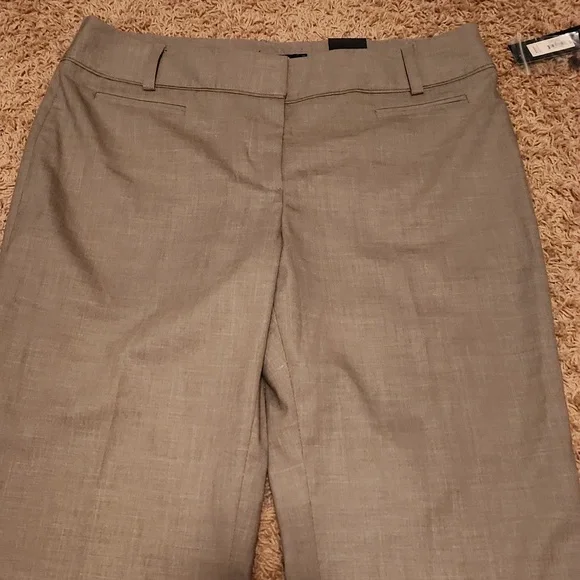 NWT Apt. 9 Heather Taupe Trousers Size 16 Short - Picture 8 of 9